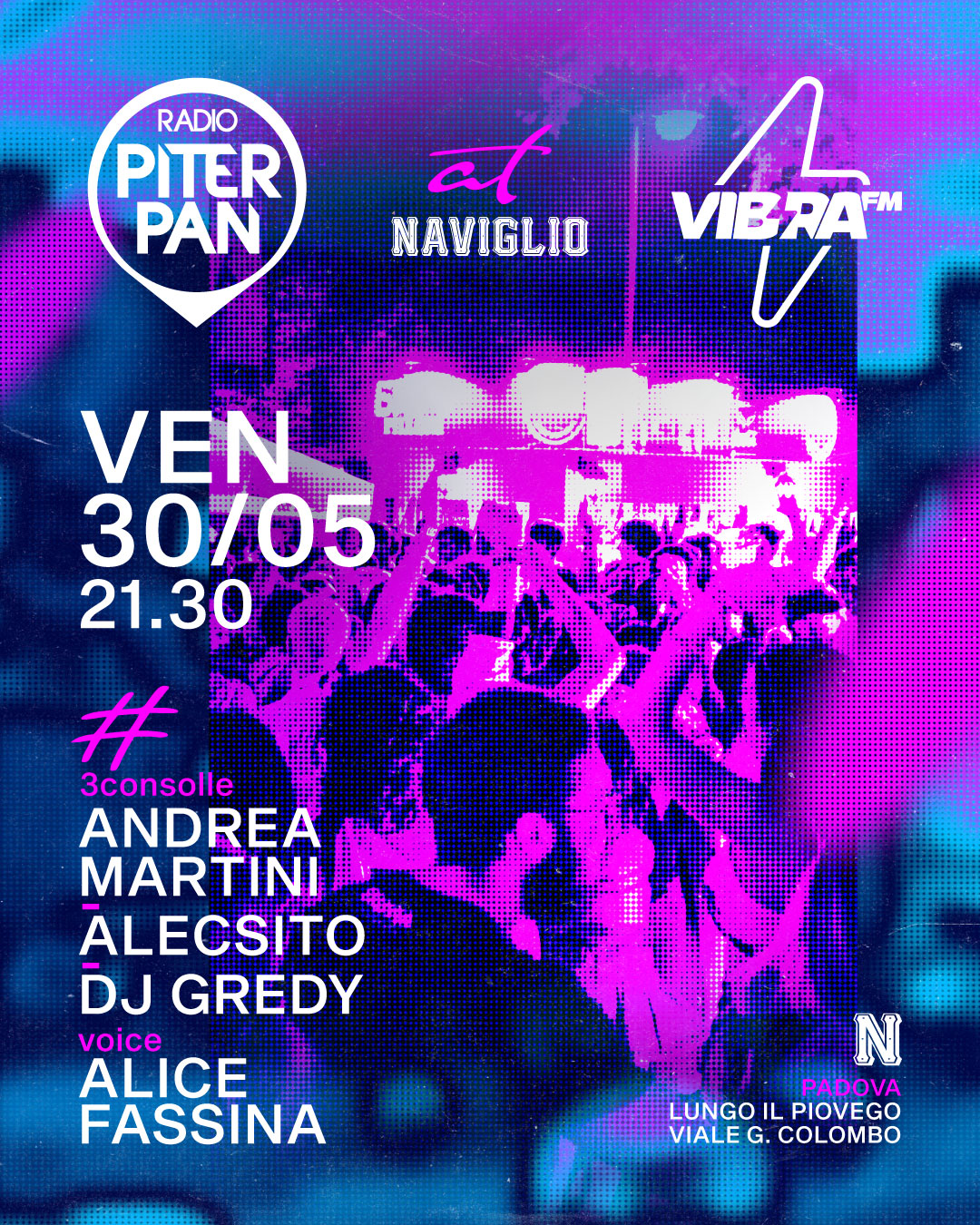 Vibra FM e Radio Piterpan at Naviglio