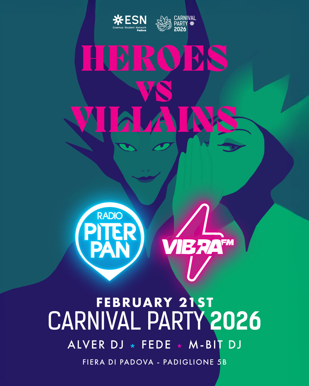 Evento con Piterpan e Vibra FM @ Carnival Party 2026