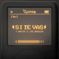 J Balvin, Jay Wheeler - Si Te Vas - cover CD